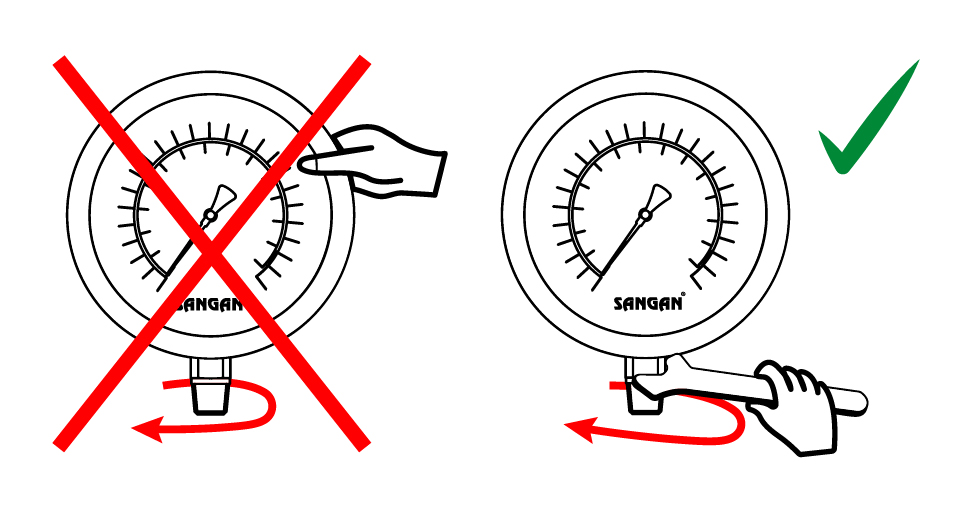 روش صحیح جداسازی گیج فشار